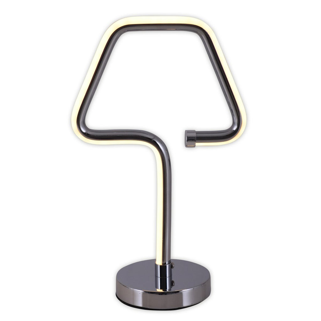 Liv · Metalen tafellamp — chroom