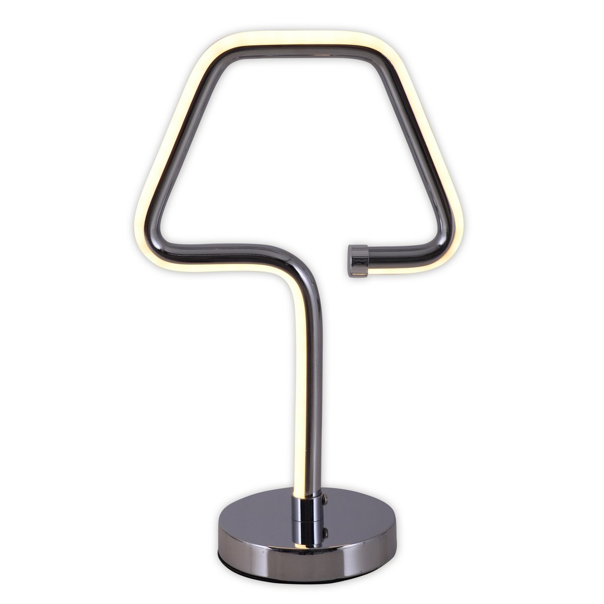 Liv · Metalen tafellamp — chroom