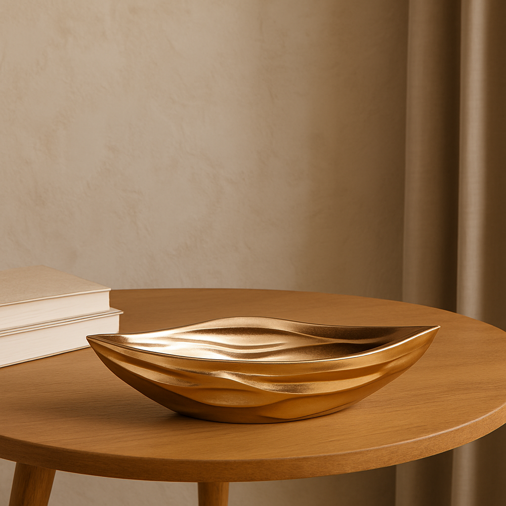 Golden Golden Cup in polyresin 80,5x31x26cm