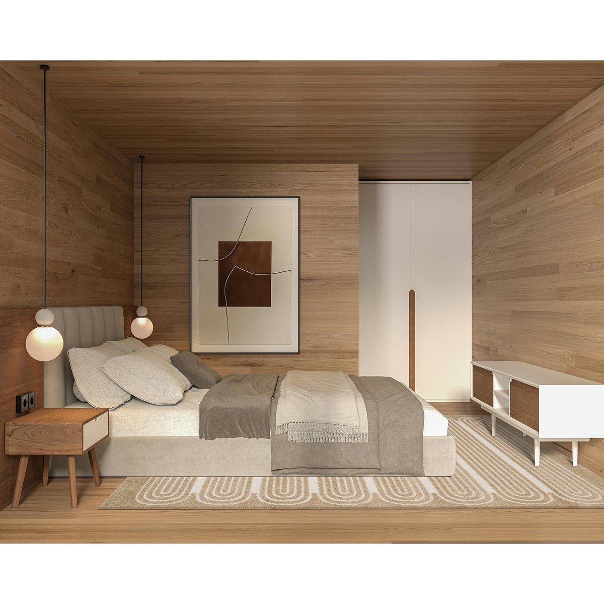 Zacht tapijt in reliëf Sinea