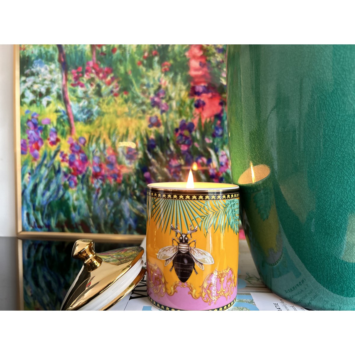 Home Kaarsen Pot klimop natuurlijke plantengeur