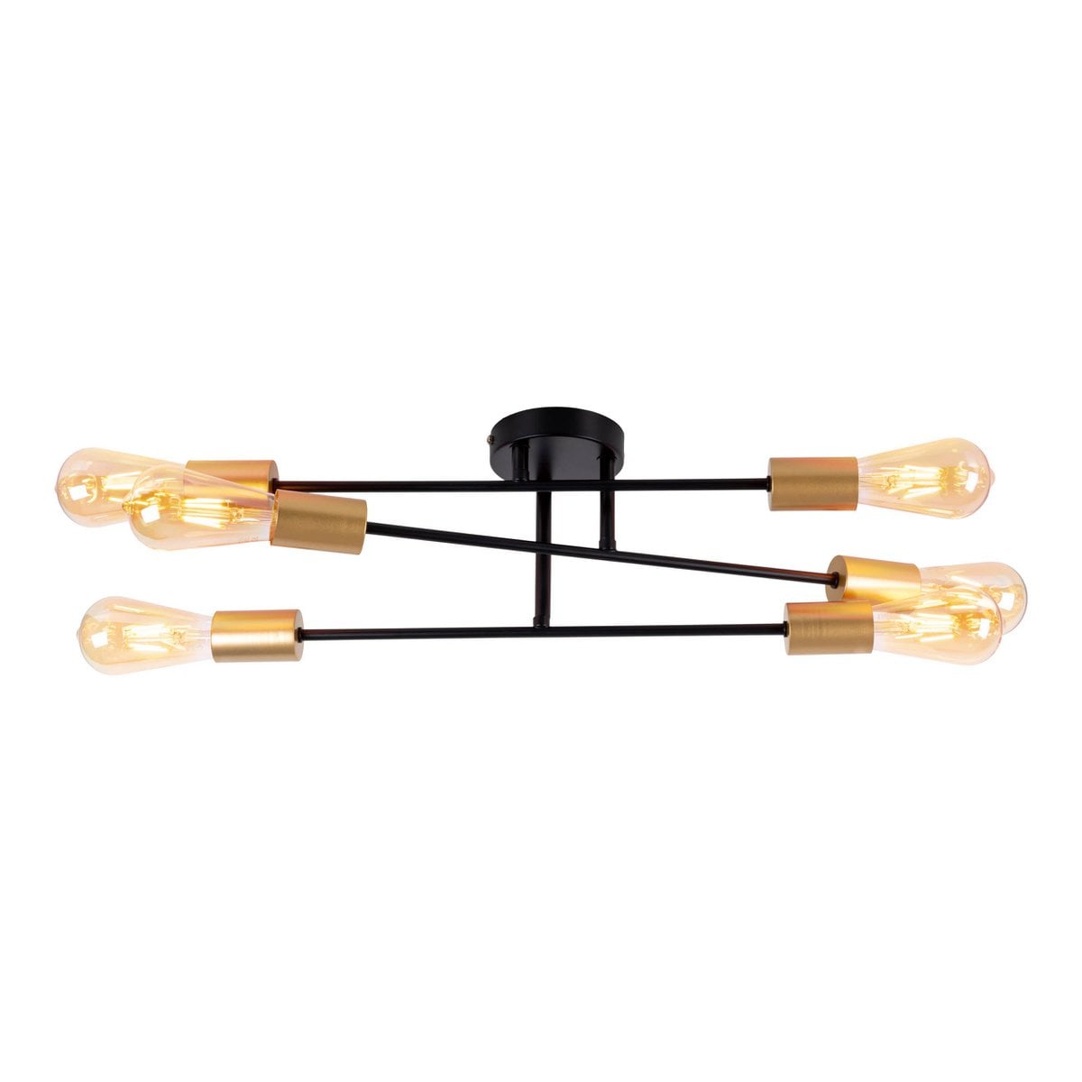 Liv · Houten plafondlamp — zwart