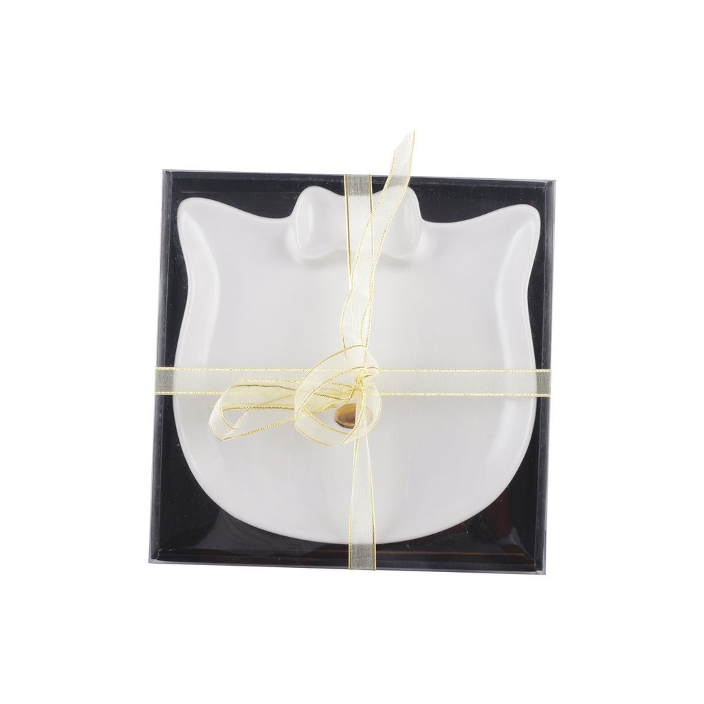 Gouden neuskat dessertplaat