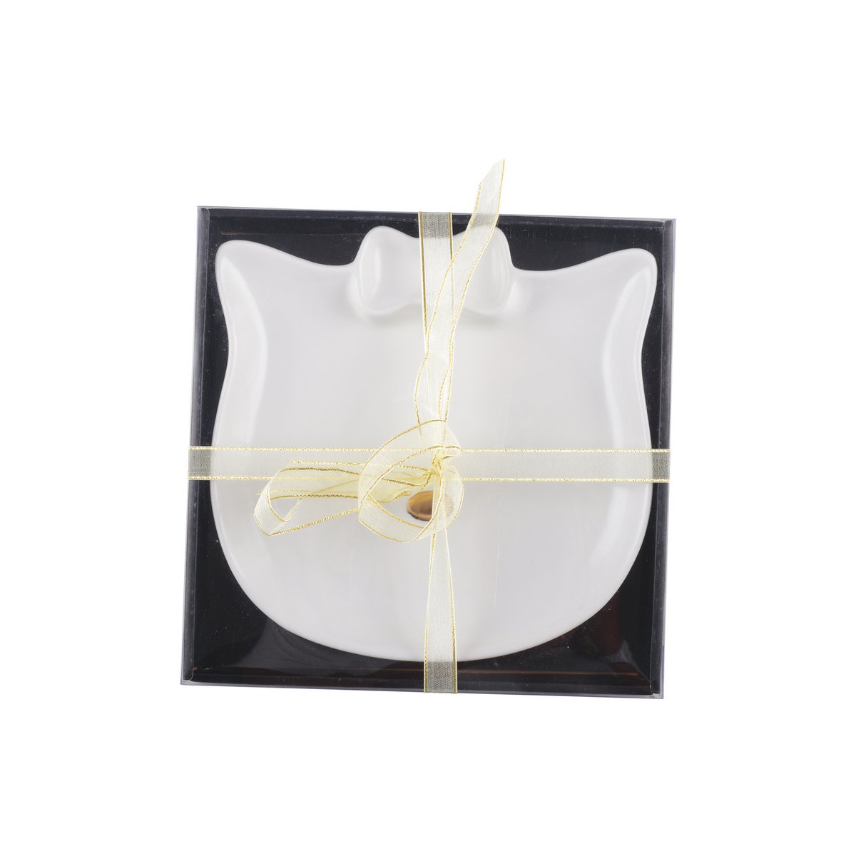 Gouden neuskat dessertplaat