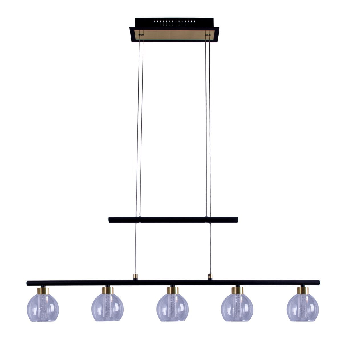 Liv · Messing hanglamp — zwart