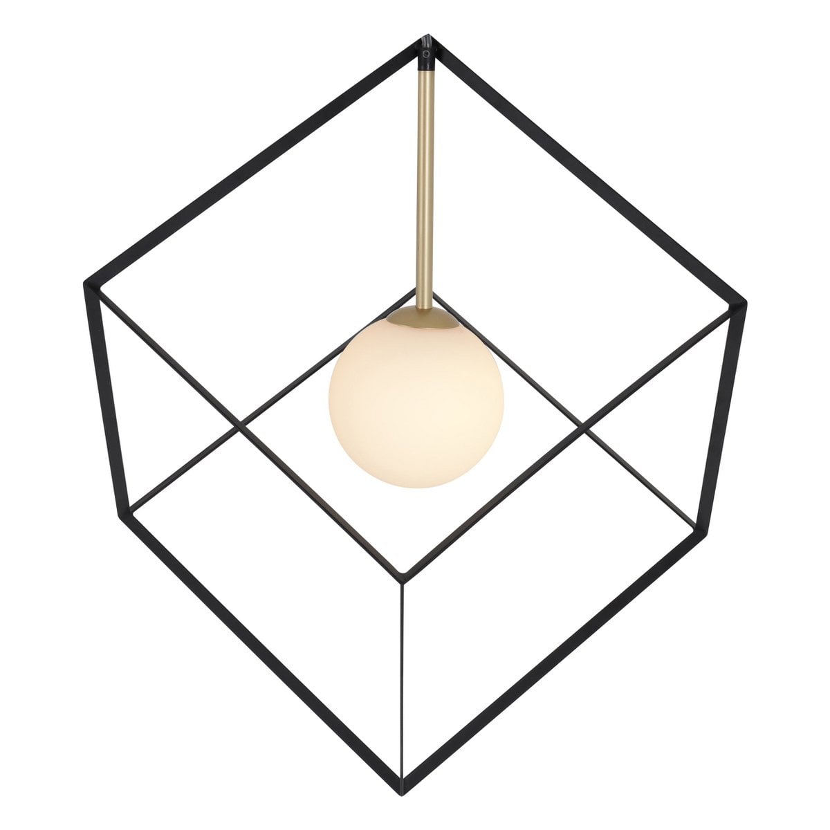 Liv · Houten hanglamp — zwart