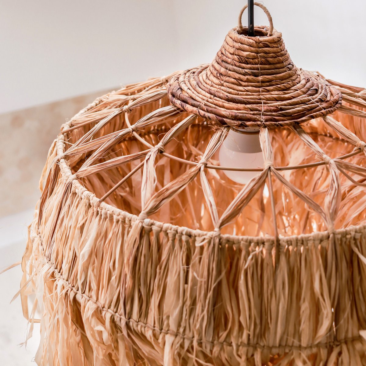 Liv · Raffia hanglamp