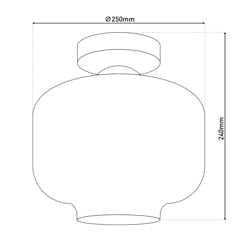 Liv · Houten plafondlamp — antraciet