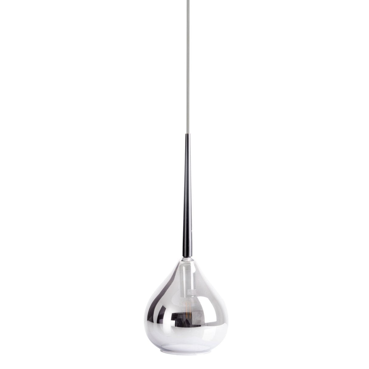 Liv · Glazen hanglamp — antraciet