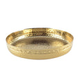 Gouden ronde lade 30,5 cm