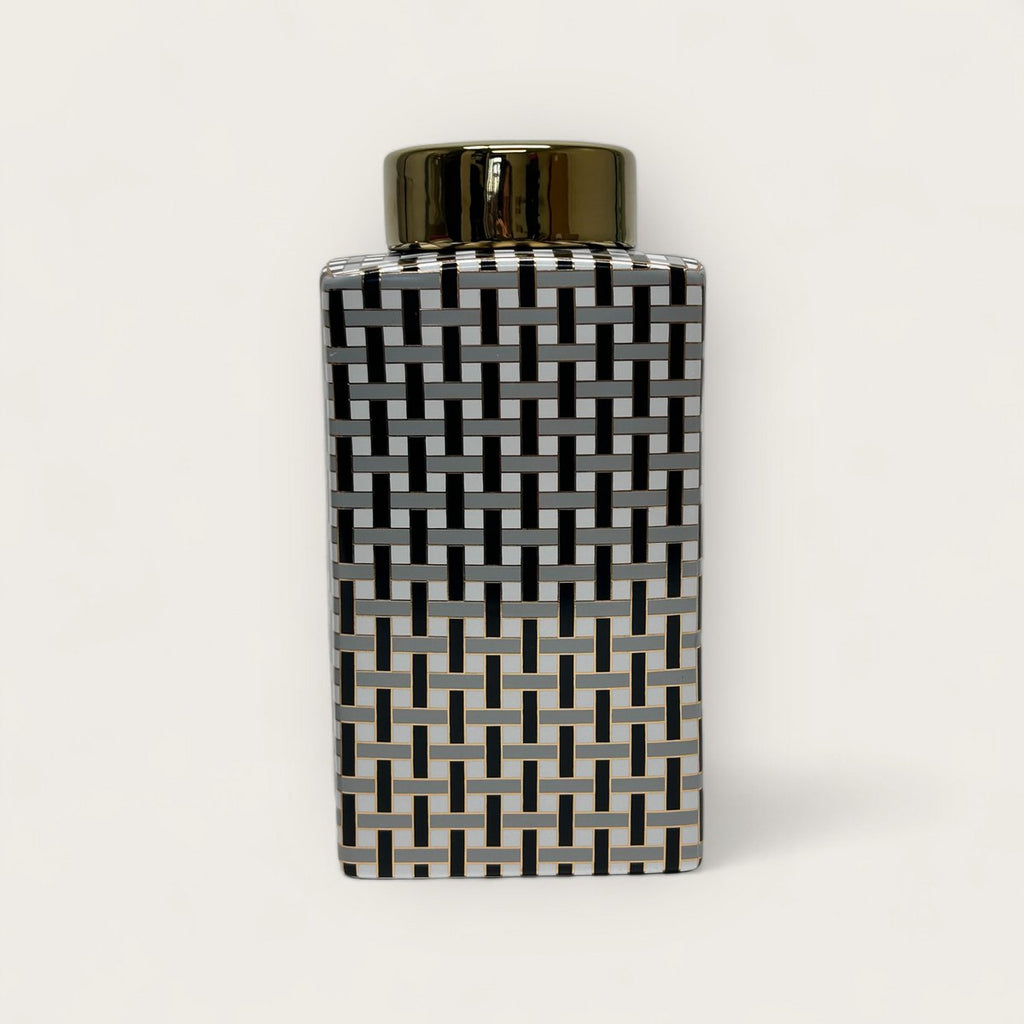 Gouden busje met deksel