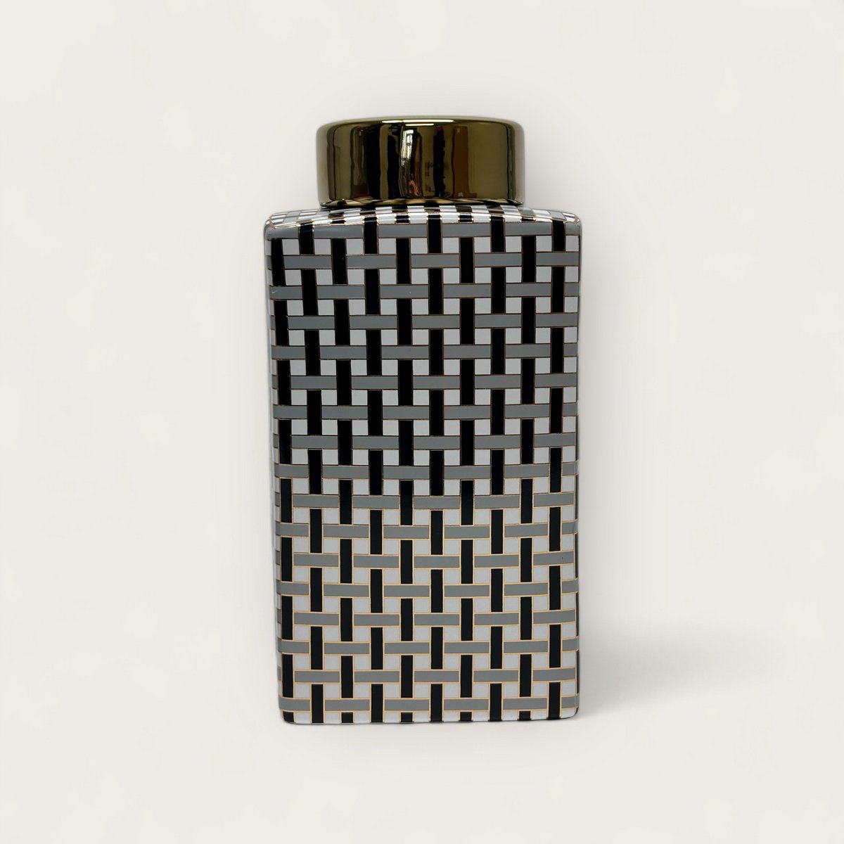 Gouden busje met deksel