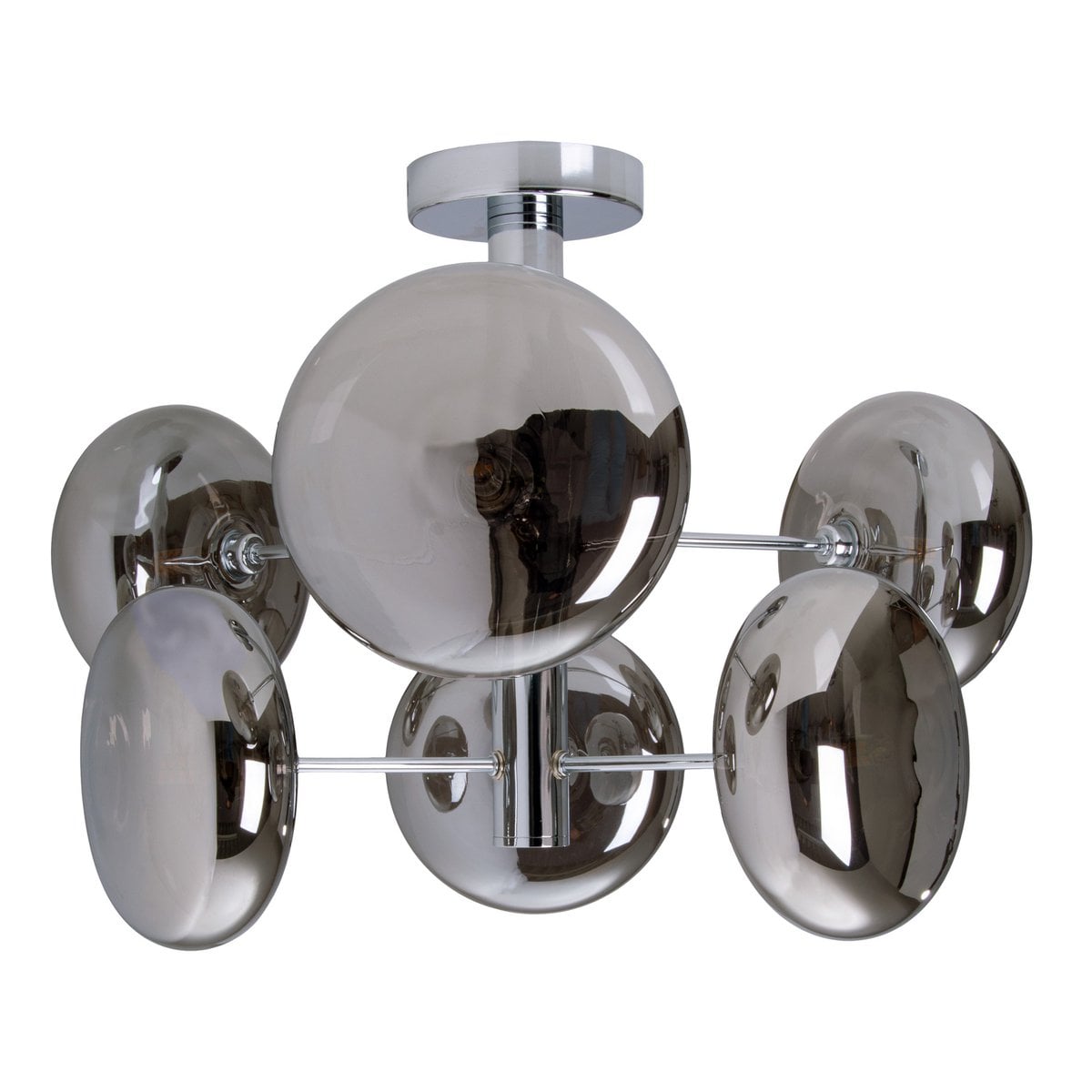 Plafondlamp "Orion" Smoky, Ø Caug.