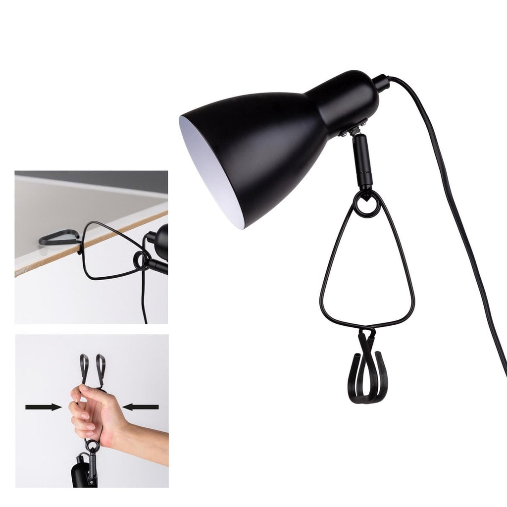 Liv · LED-klemtafellamp — 28cm zwart