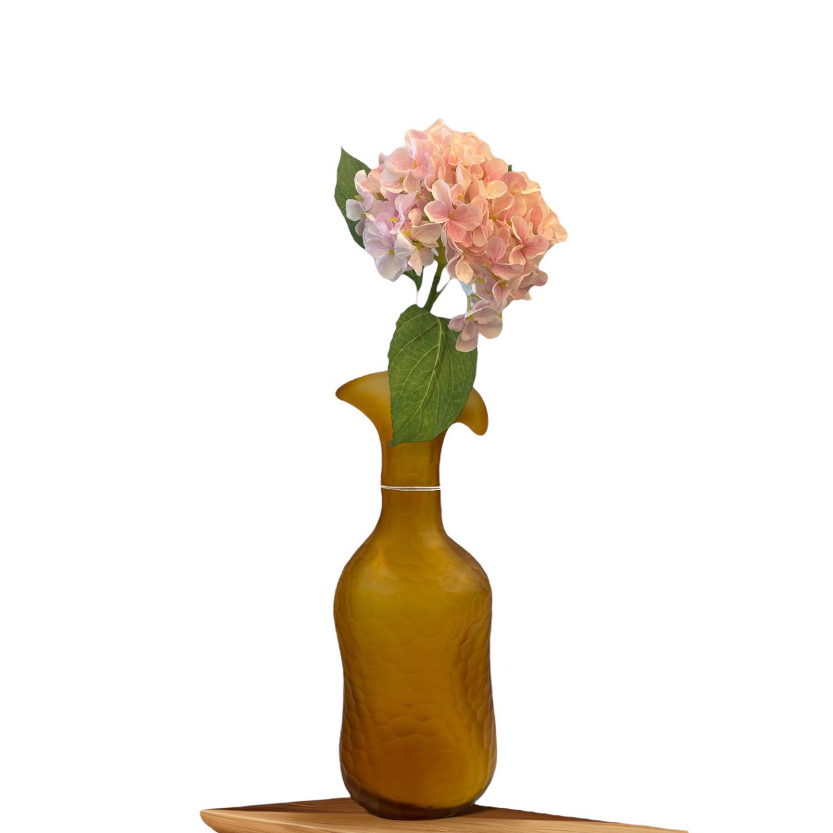 Kortstengelige frisse hortensia | Zijden kunstbloem | Lengte 47cm  1pcs