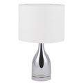 Liv · Metalen tafellamp — chroom