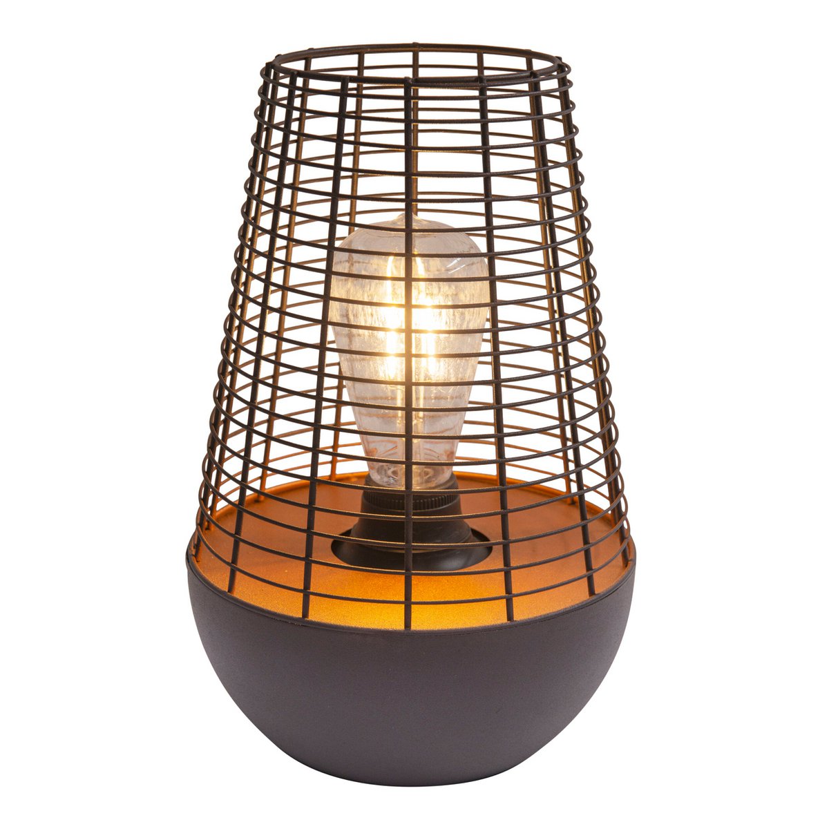 Liv · Messing decoratielamp — zwart