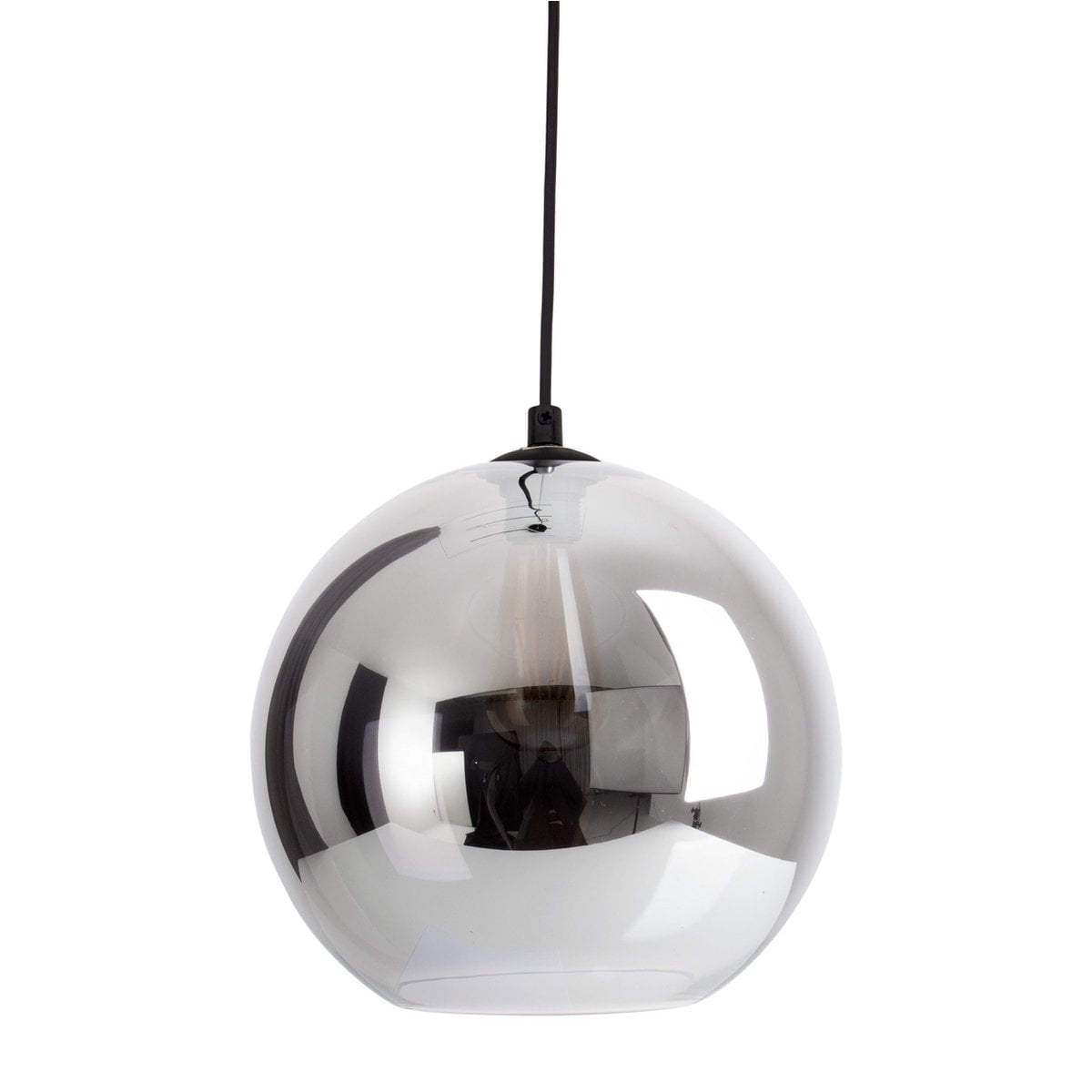 Liv · Houten hanglamp — antraciet
