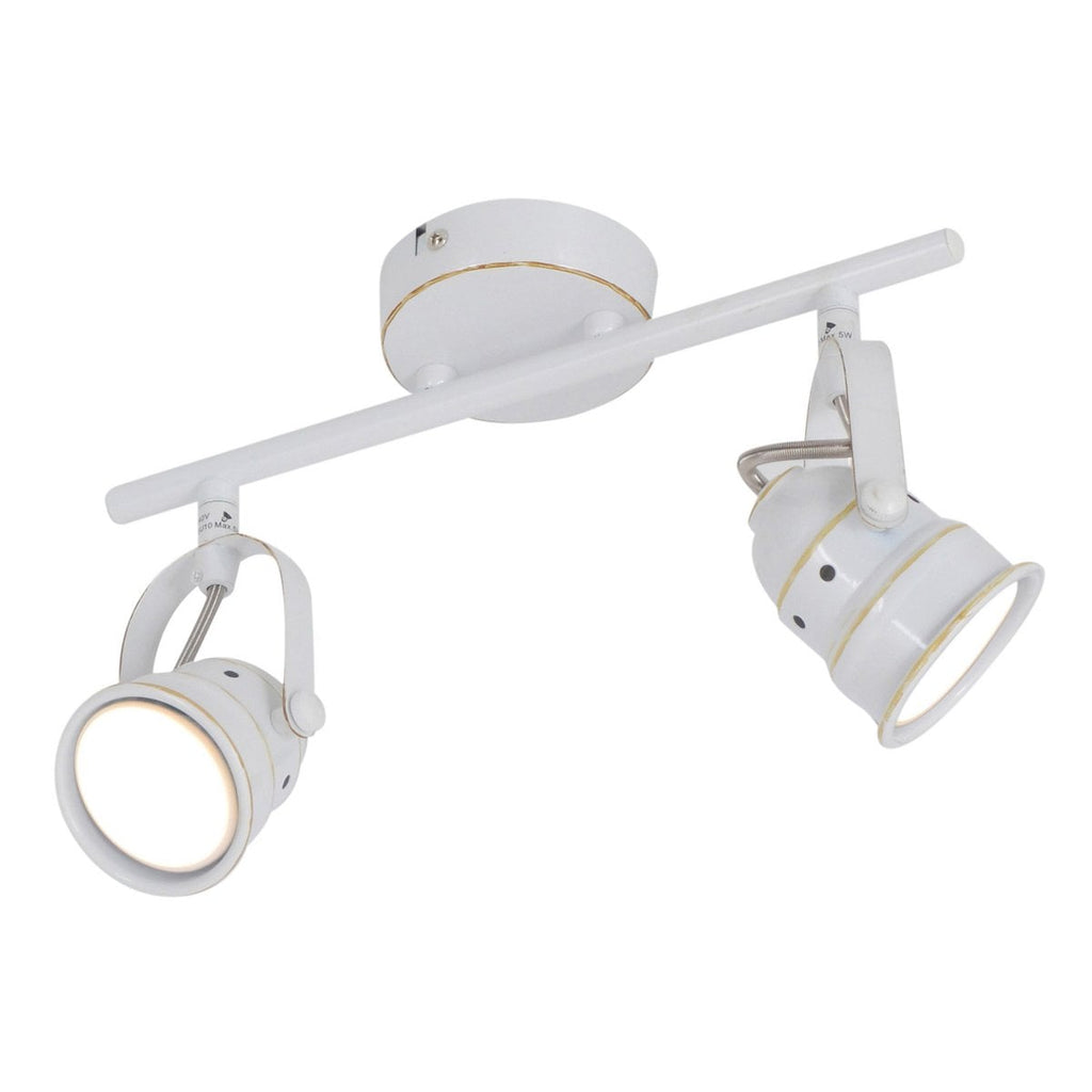 2 -Ser LED -plafondspot "Shabspo" 2x Gu10, Max.