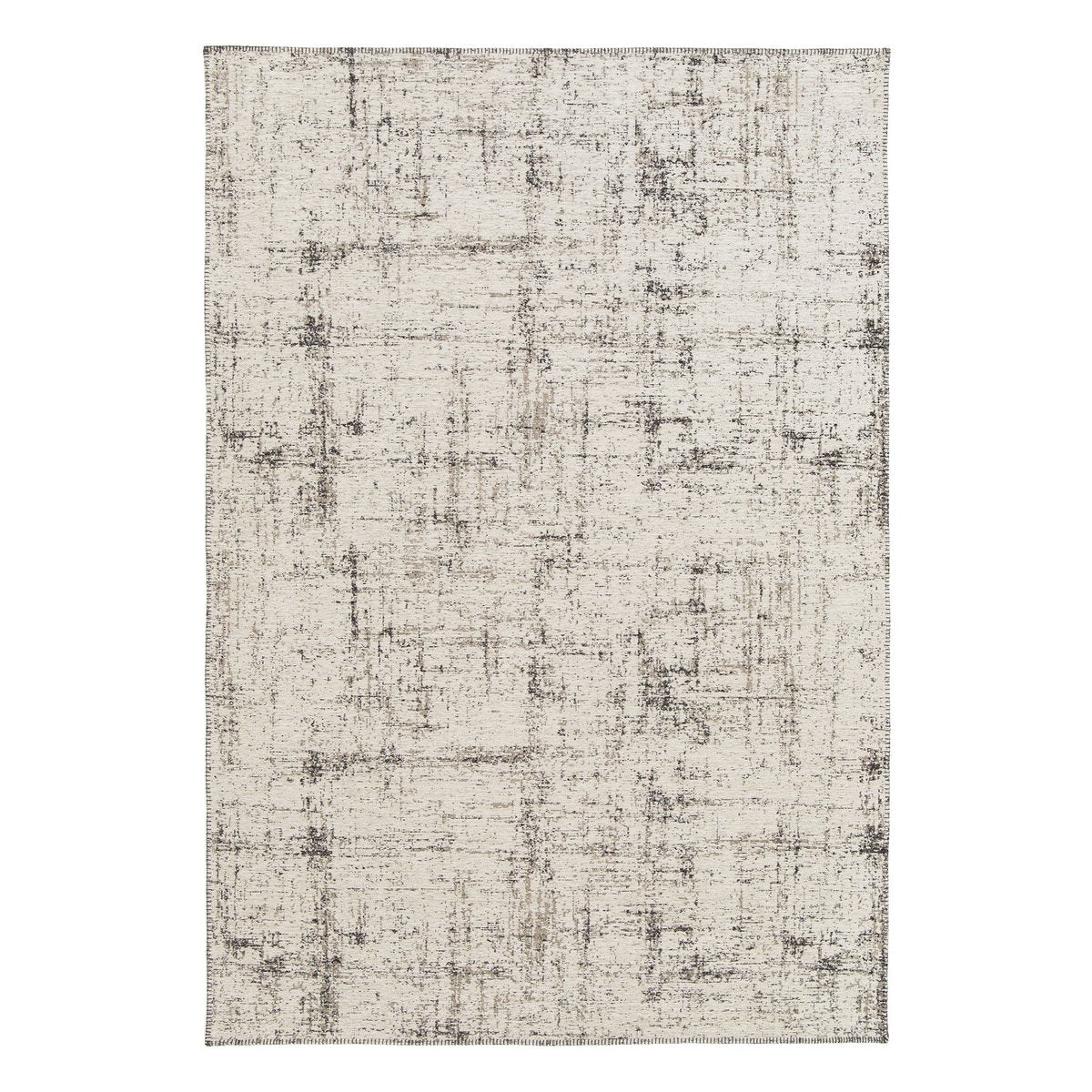 Jute interieurmat en gerecycled polyester geweven kobolden grafiet