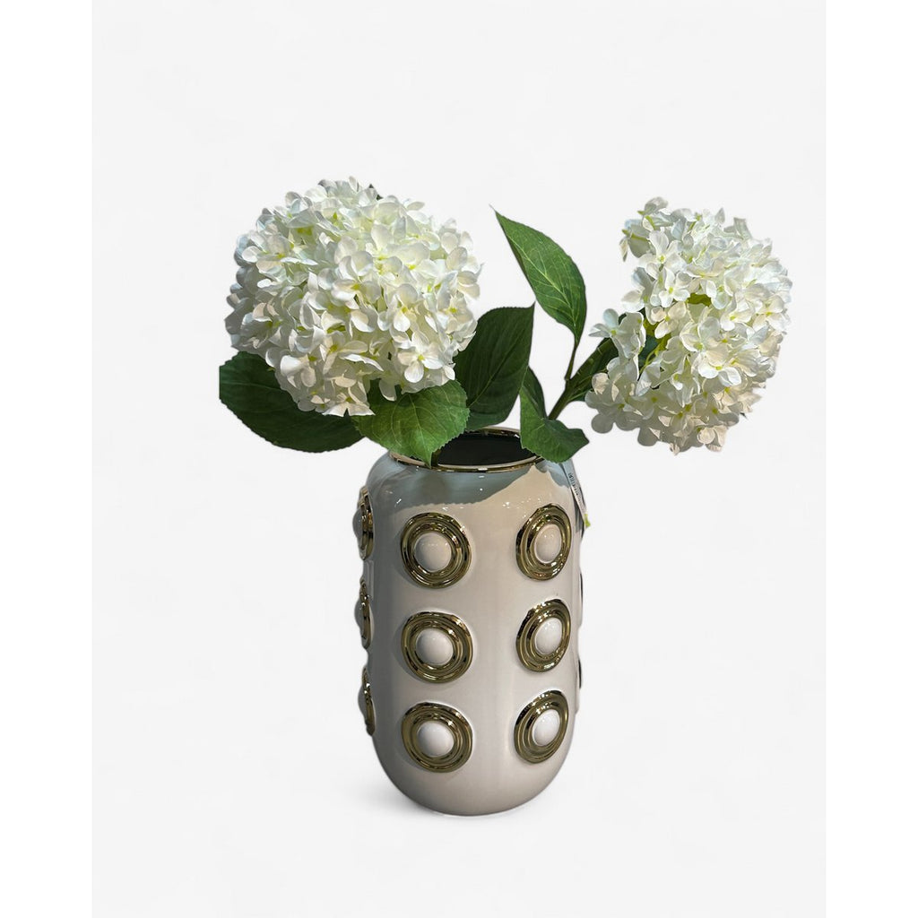 Gouden vaas met 3 cirkels (CV11617-12-CA-205321-WIT)