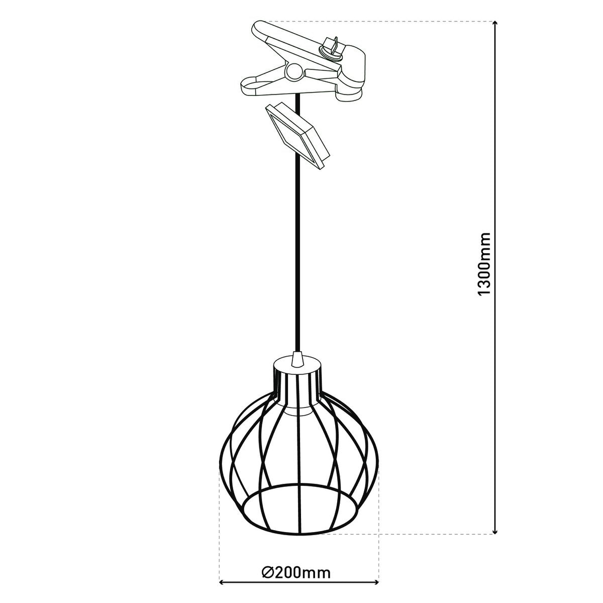Liv · Buitenlamp — zwart