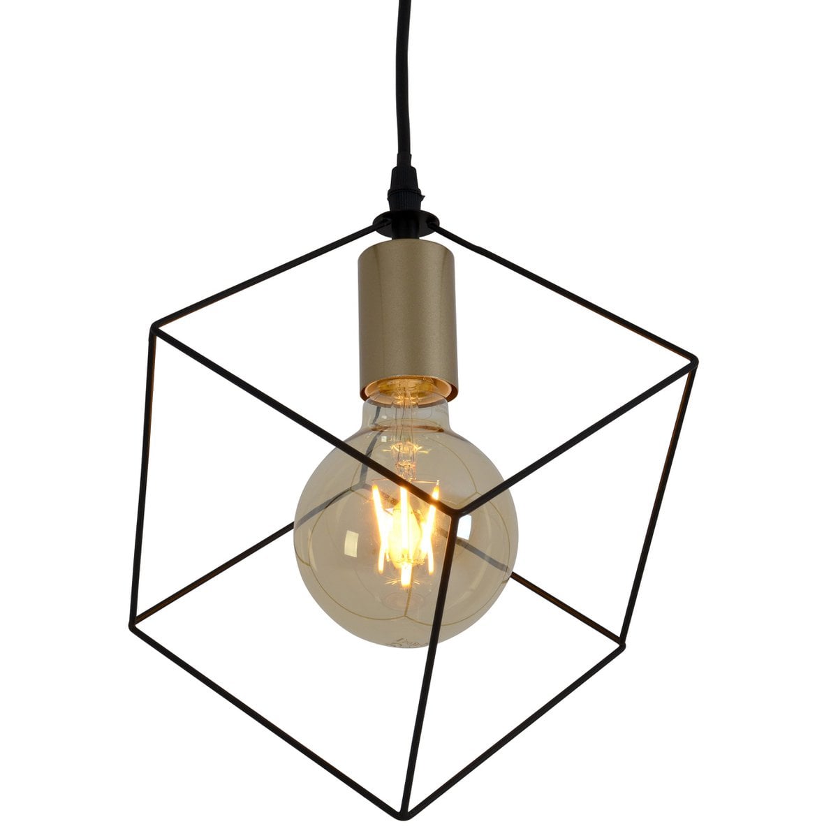 Liv · Metalen hanglamp — zwart