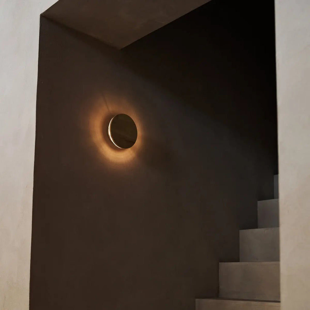 Lou lichtbruine draadloos wandlicht - oplaadbaar en dimbare aanraakregeling - 2700K warm licht