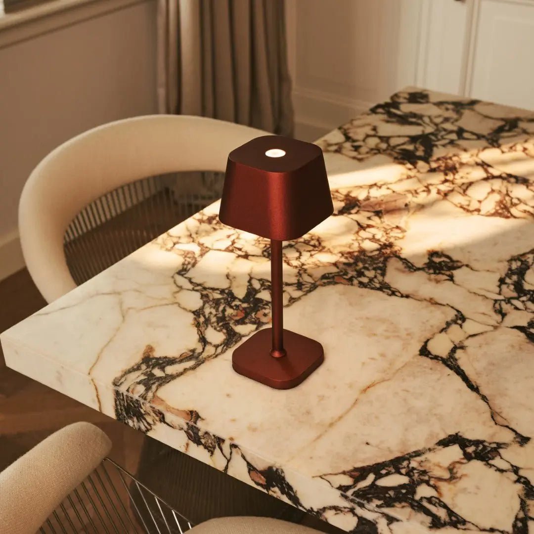 Ava Bronze - Oplaadbare tafellamp | Stijlvol, draadloos en dimbaar