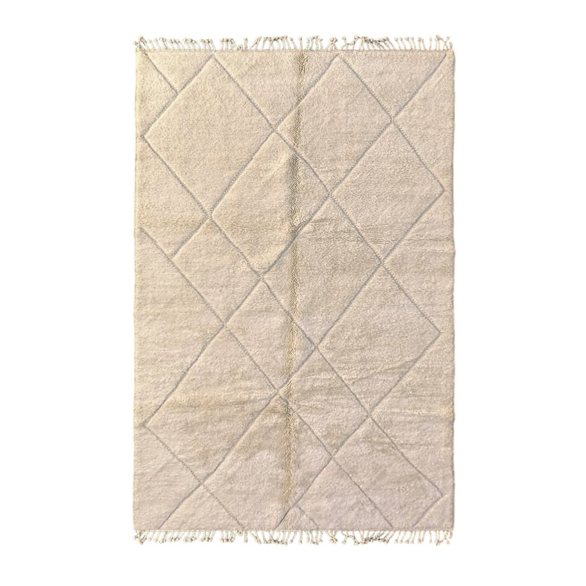 Eigentijds wollen berber tapijt 177 x 302 cm