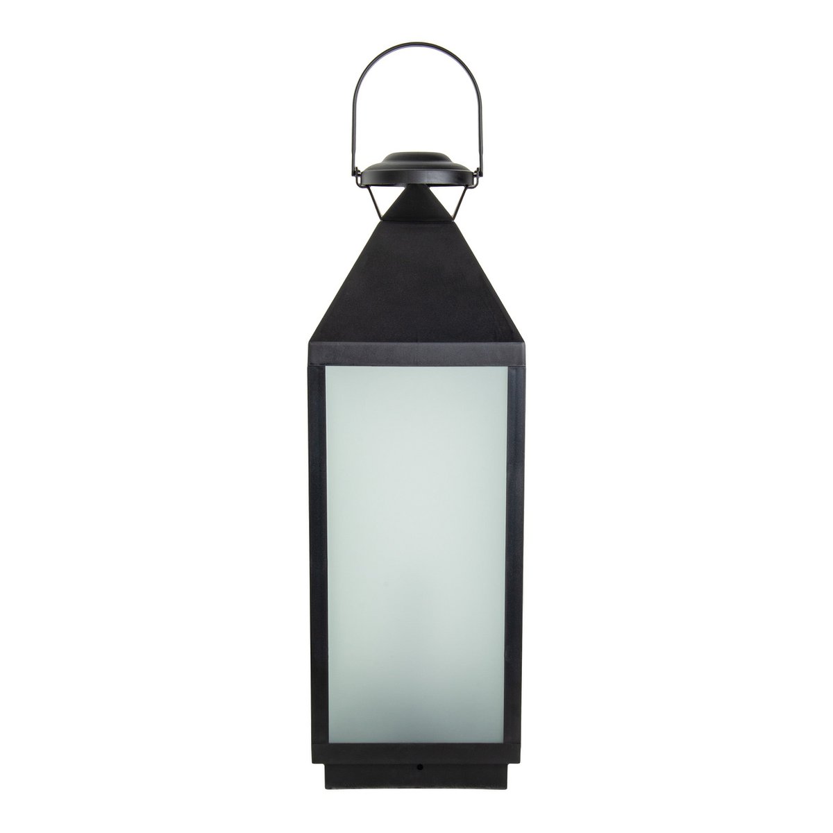Liv · Glazen decoratielamp — zwart