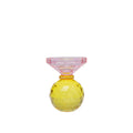 H10cm Amber en roze knop