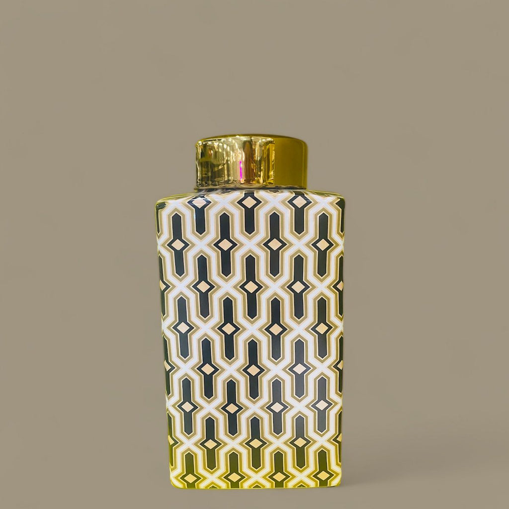 Zwart Gouden Pot (groot formaat)