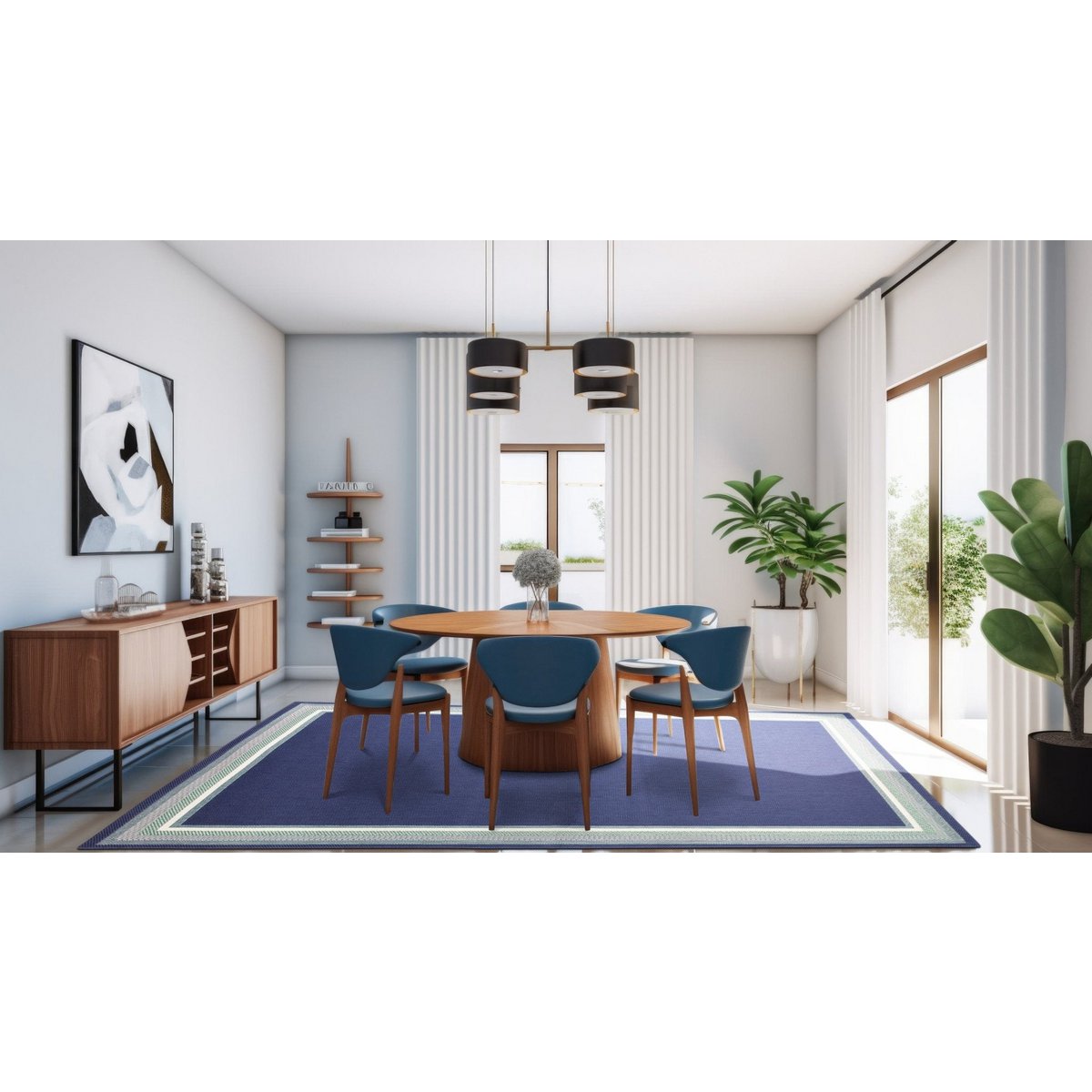 Etnisch tapijt indoor buitenzee