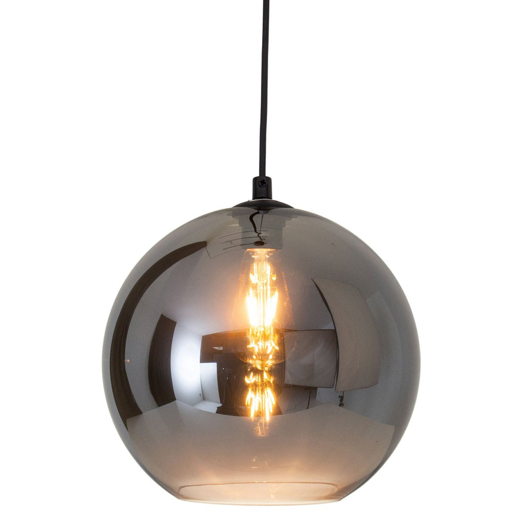 Liv · Houten hanglamp — antraciet