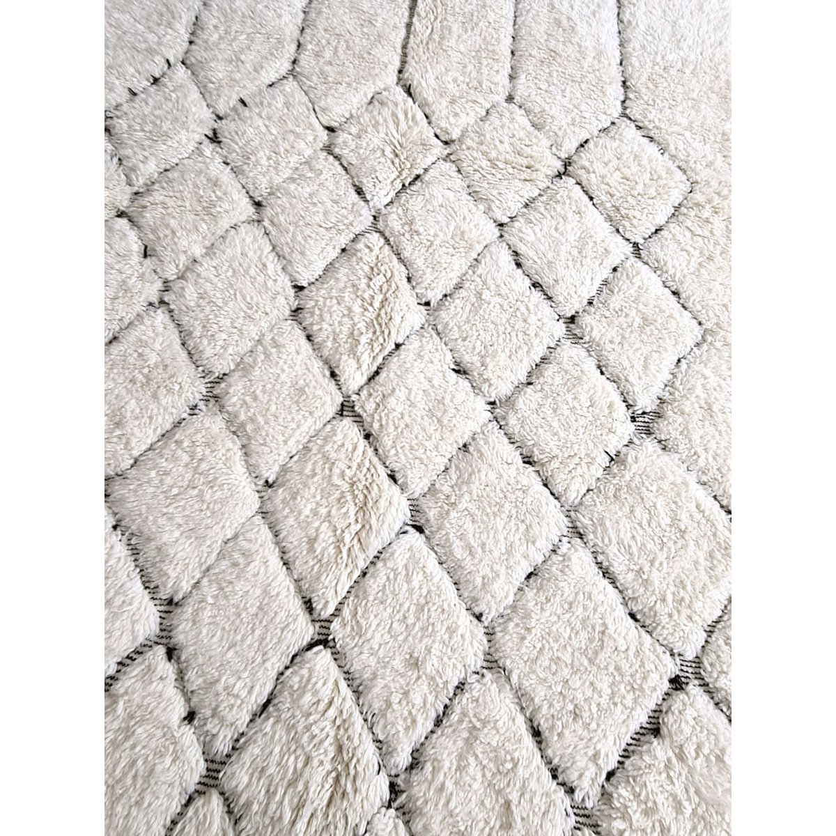 Berber vloerkleed Beni Ouarain zuivere wol 157 x 265 cm