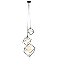 Liv · Glazen hanglamp — zwart