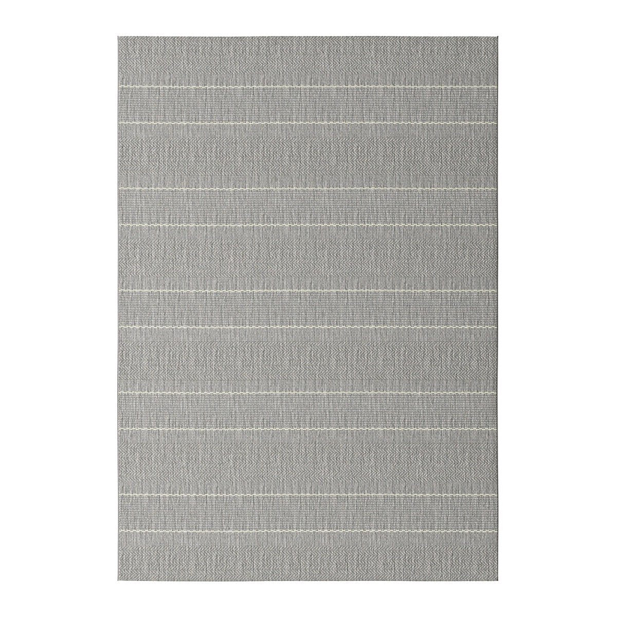 Gestreepte tapijt met fijne lijntjes geweven platte binnenkant van de buitenkant kalm