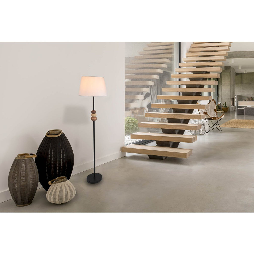 Liv · Metalen vloerlamp — zwart