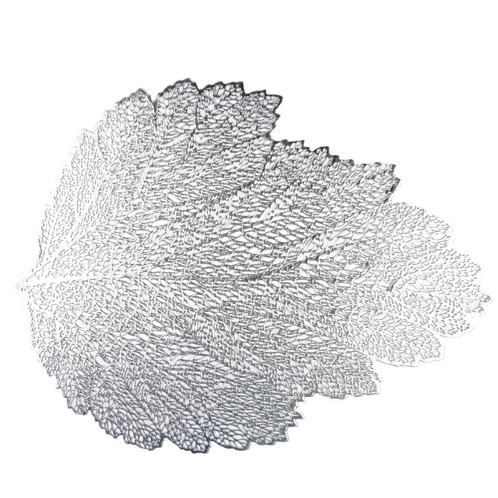 Zilveren eiken bladplaat