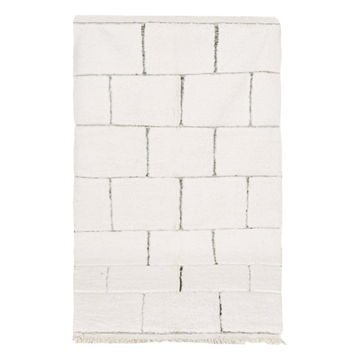 Berber vloerkleed Beni Ouarain zuivere wol 153 x 263 cm