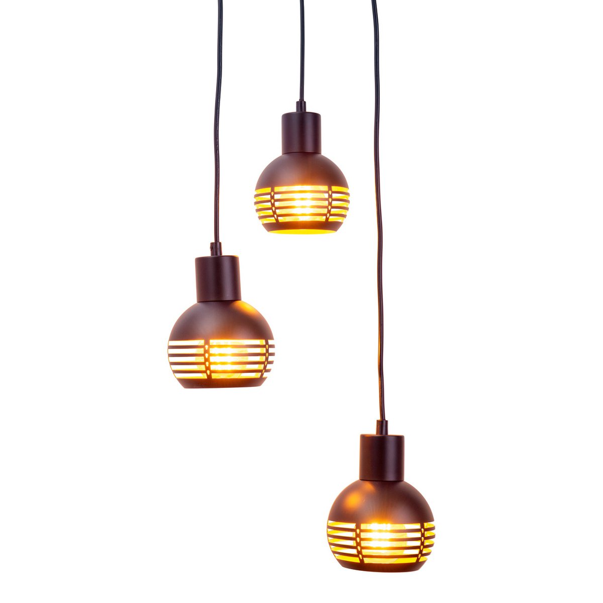 Liv · Houten hanglamp — zwart