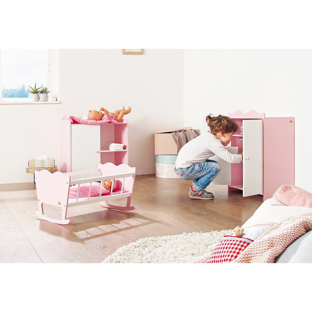 Dolls Cradle "Jasmine", 4 delen