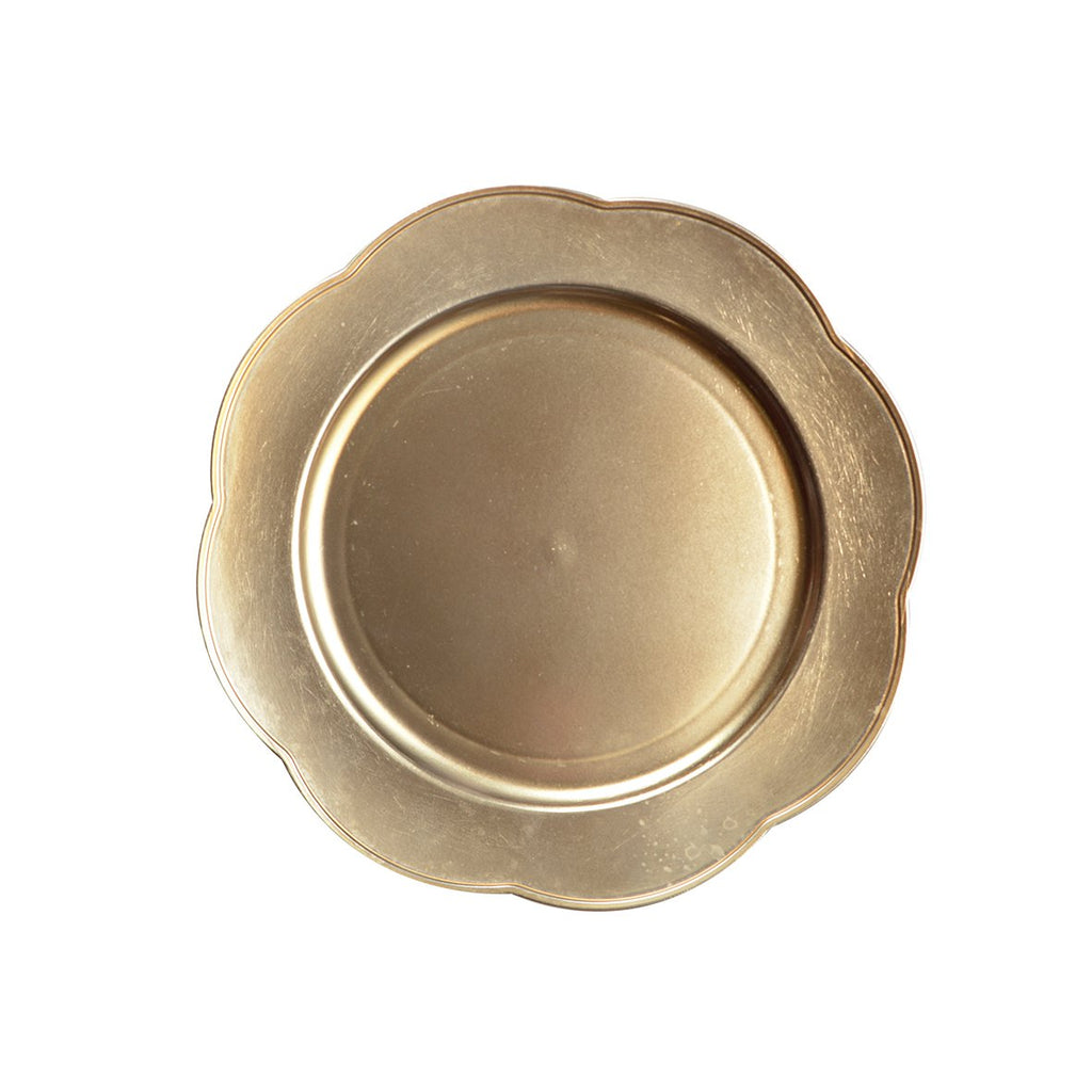 Vage gouden plaat hieronder