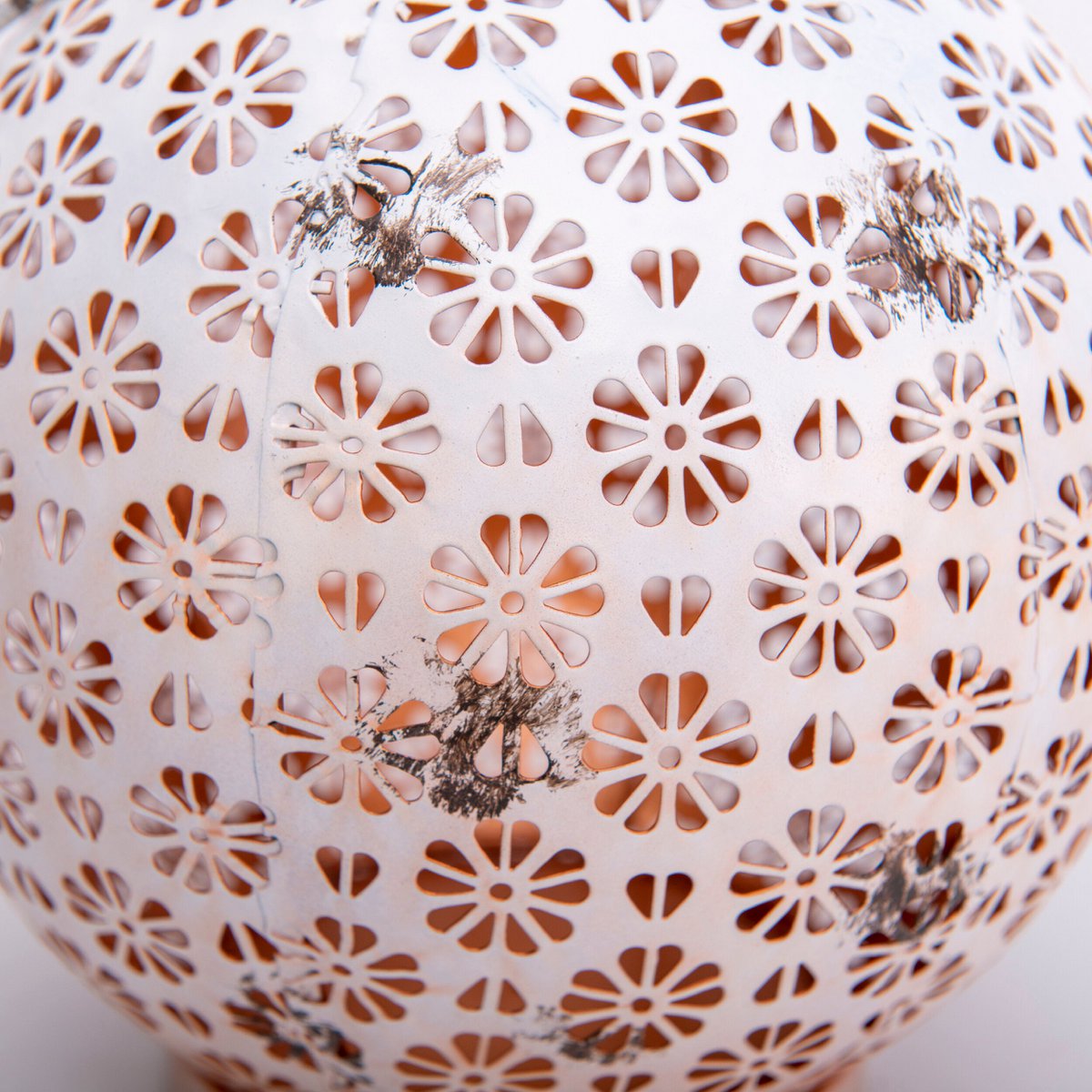 2 Set LED Decoratie Zonnelicht Ø 18 cm Buiten Decoratie gemaakt van metaal in wit met geïntegreerde LED's