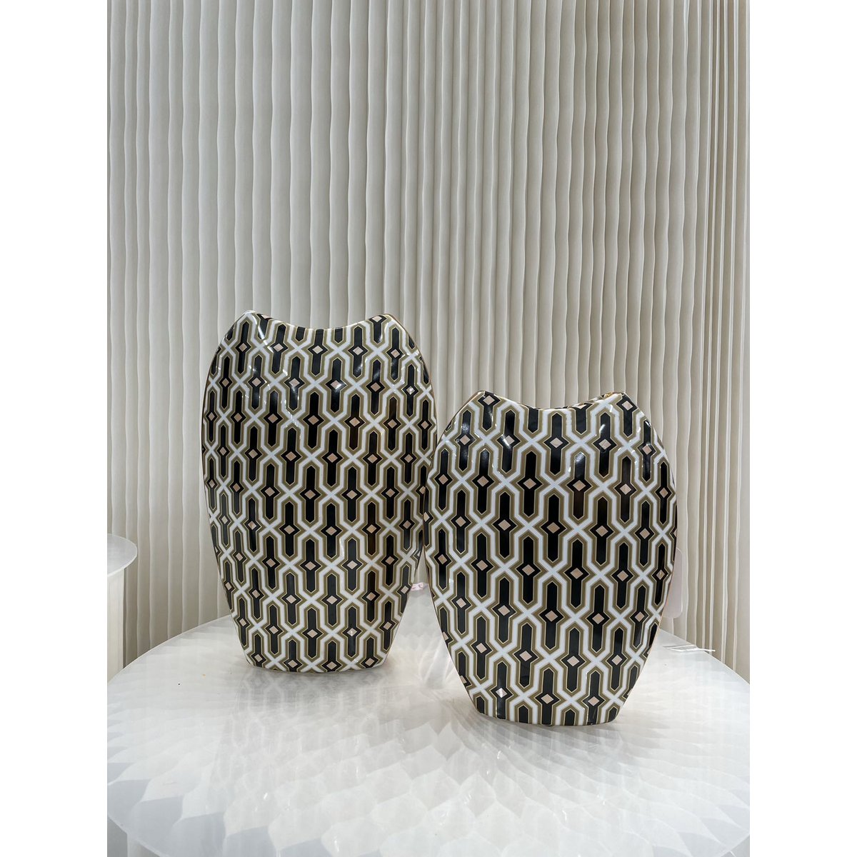 Vintage porseleinen vaas klein (CV11280-10 klein)