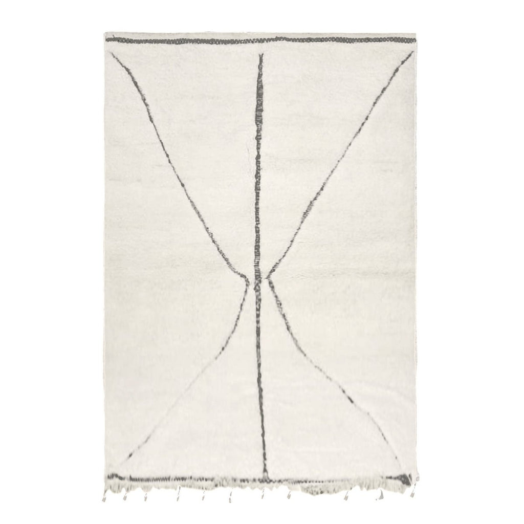 Authentiek Berber tapijt in Beni Mellal wol 227 x 300 cm
