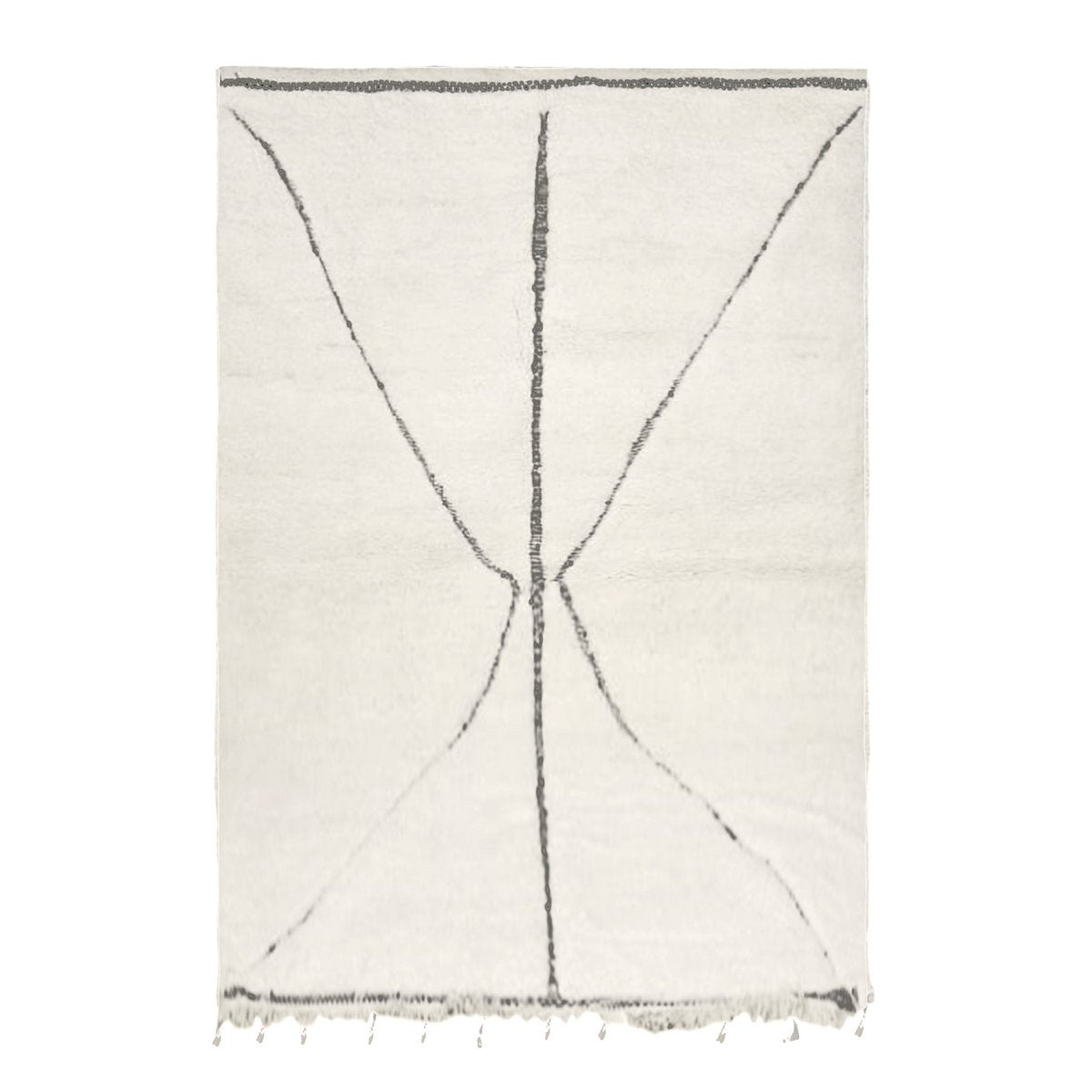 Authentiek Berber tapijt in Beni Mellal wol 227 x 300 cm