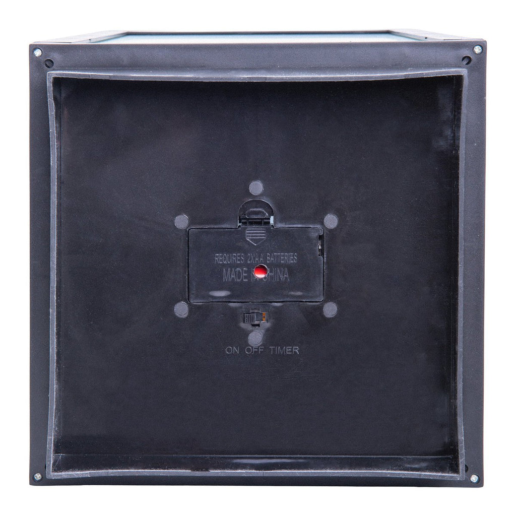 Liv · Glazen decoratielamp — zwart