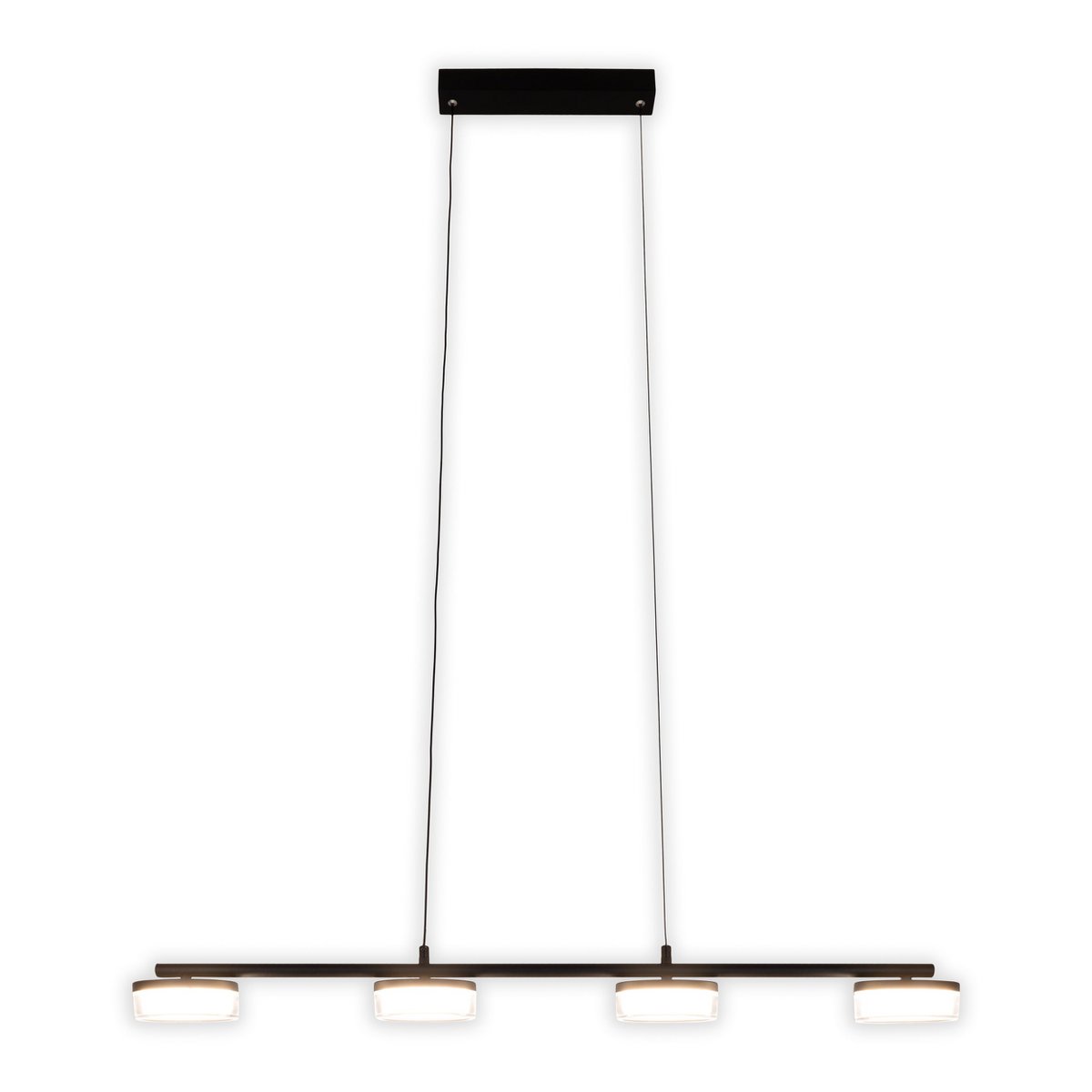 Liv · Glazen hanglamp — zwart